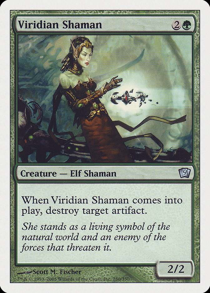 Viridian Shaman [Ninth Edition] | Silver Goblin