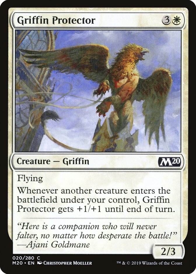 Griffin Protector [Core Set 2020] | Silver Goblin