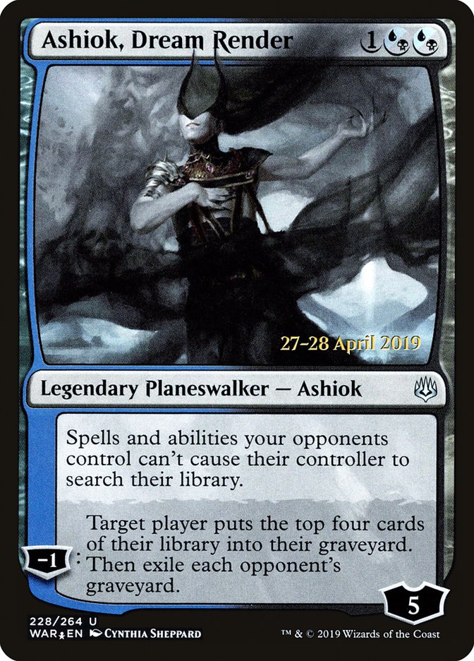 Ashiok, Dream Render [War of the Spark Prerelease Promos] | Silver Goblin