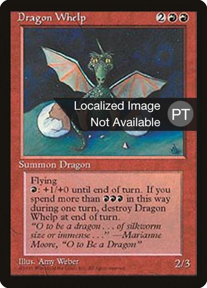 Dragon Whelp [Fourth Edition (Foreign Black Border)] | Silver Goblin
