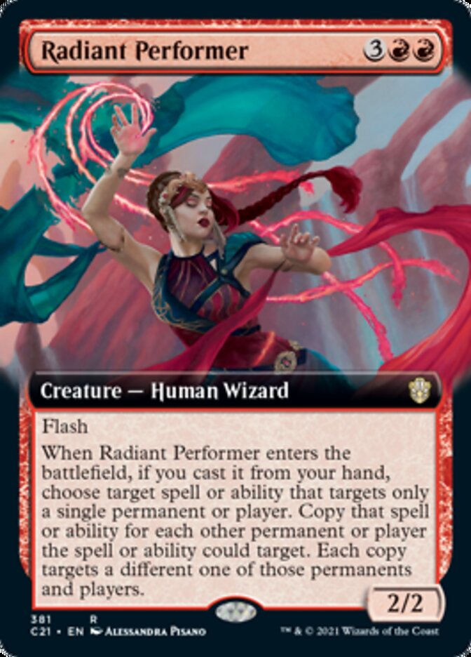 Radiant Performer (Extended Art) [Commander 2021] | Silver Goblin