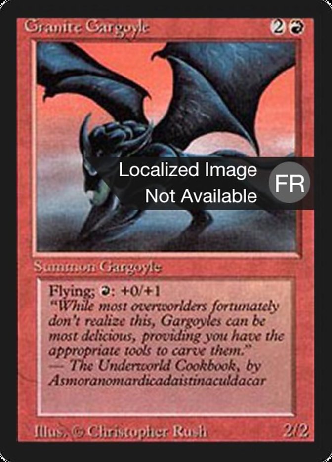 Granite Gargoyle [Foreign Black Border] | Silver Goblin
