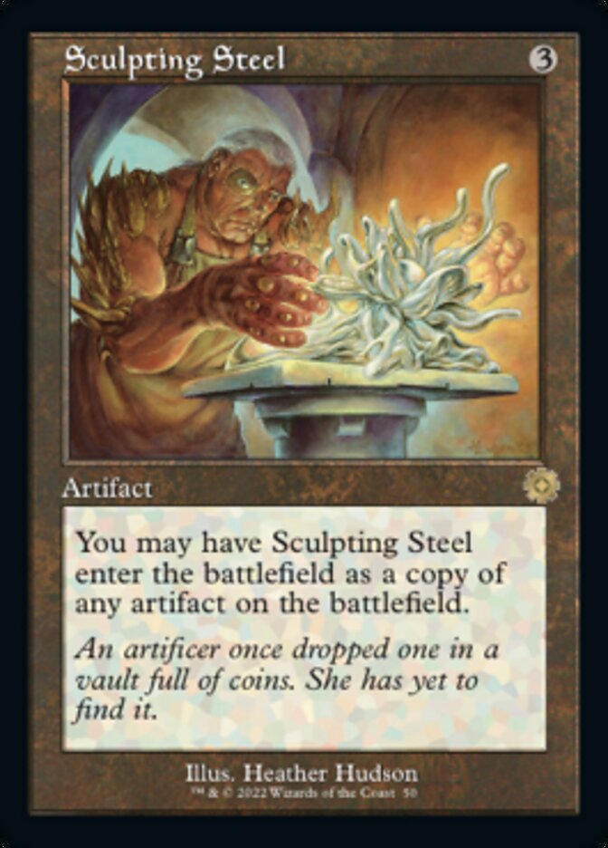 Sculpting Steel (Retro) [The Brothers' War Retro Artifacts] | Silver Goblin