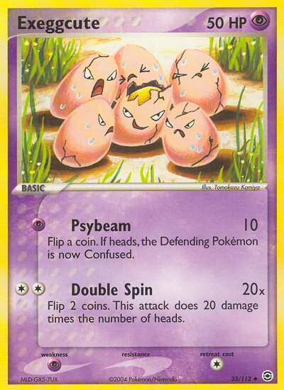 Exeggcute (33/112) [EX: FireRed & LeafGreen] | Silver Goblin