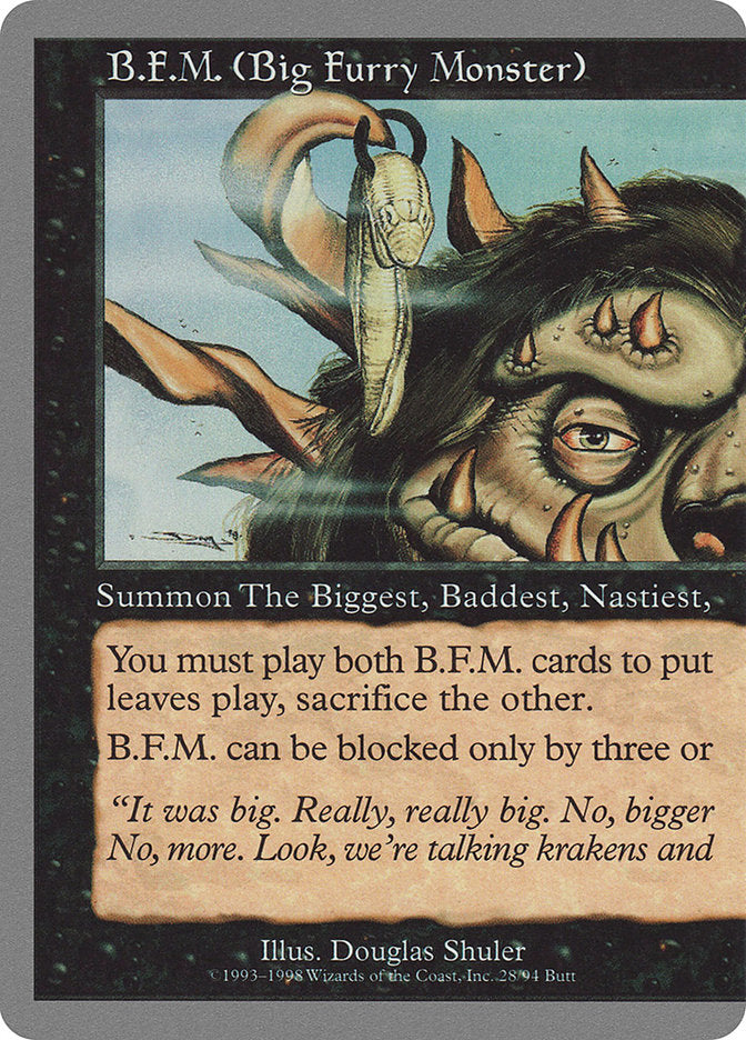 B.F.M. (Big Furry Monster) (28/94) [Unglued] | Silver Goblin