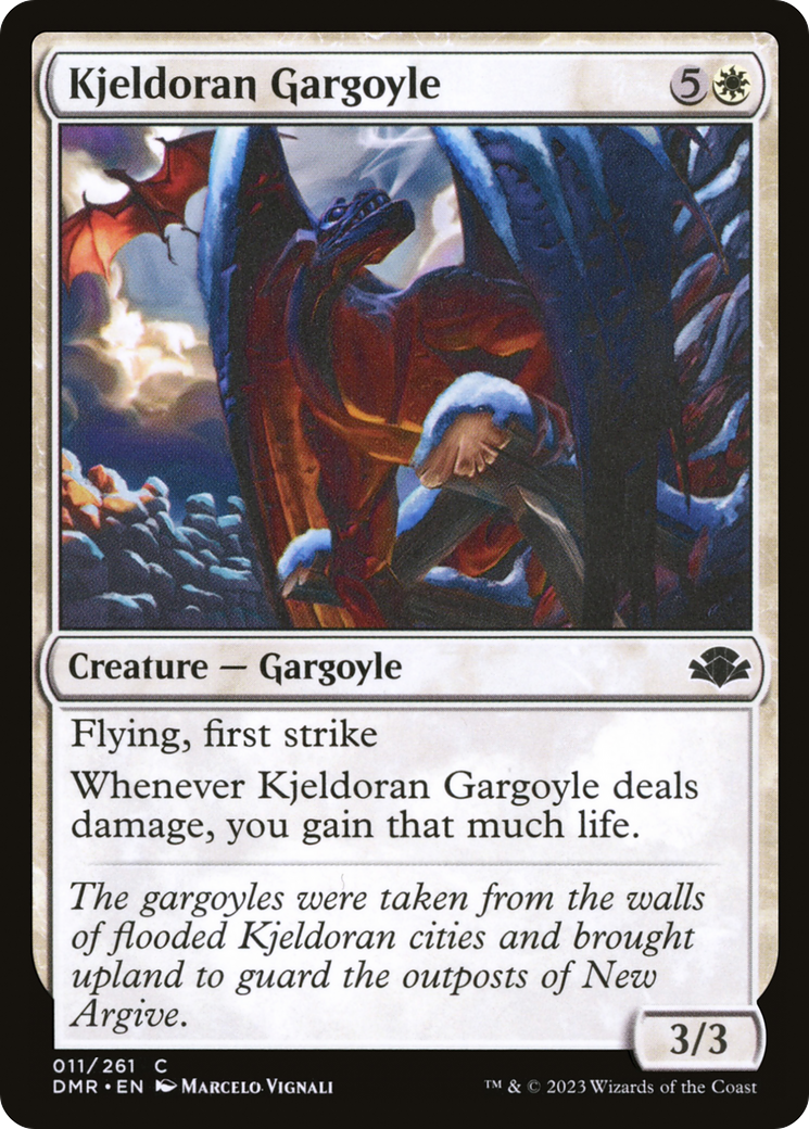 Kjeldoran Gargoyle [Dominaria Remastered] | Silver Goblin
