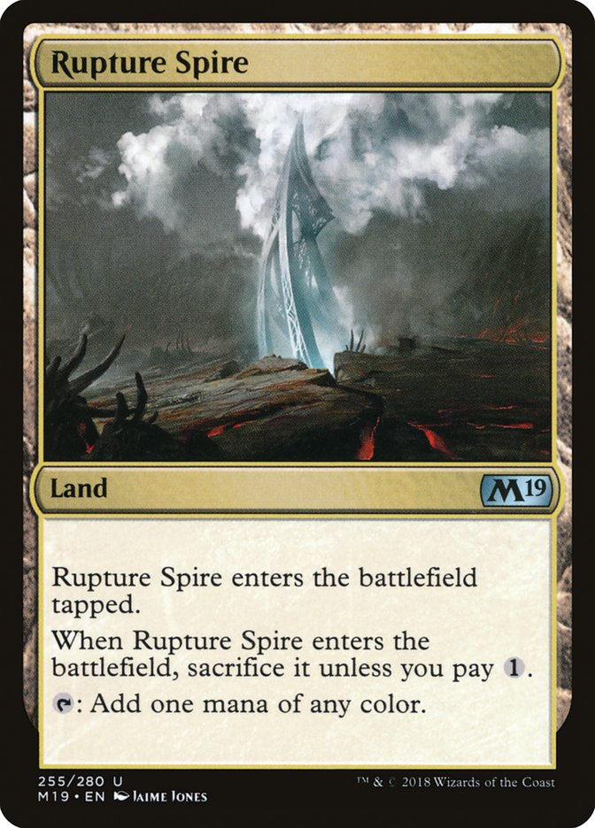 Rupture Spire [Core Set 2019] | Silver Goblin