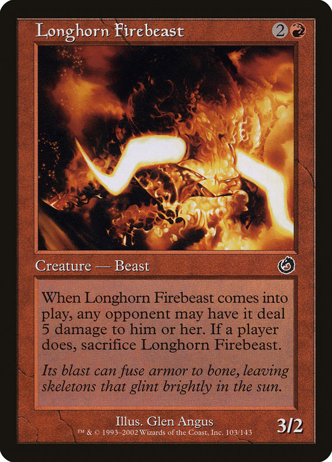 Longhorn Firebeast [Torment] | Silver Goblin