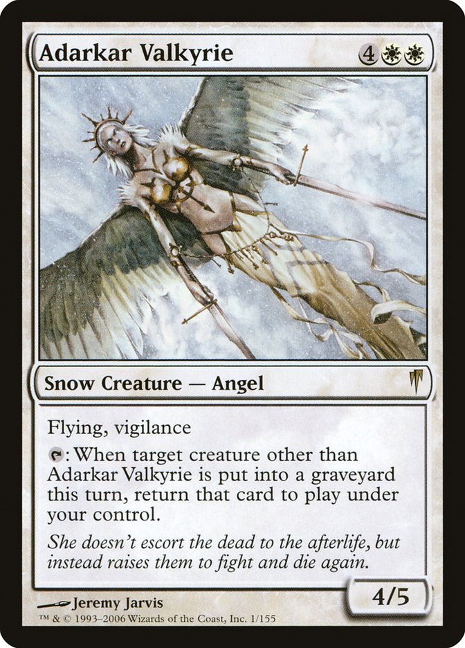 Adarkar Valkyrie [Coldsnap] | Silver Goblin