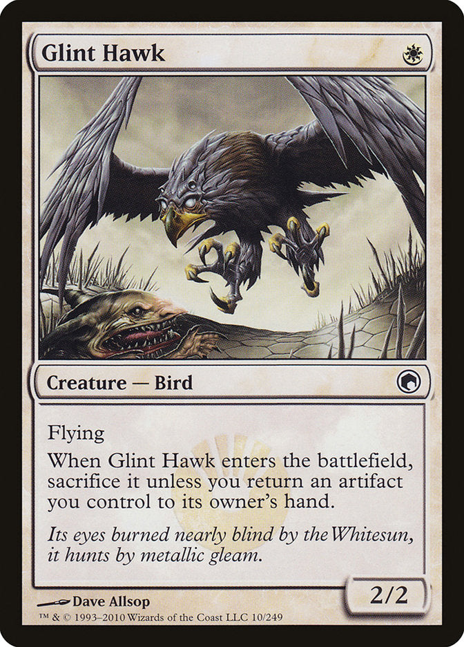 Glint Hawk [Scars of Mirrodin] | Silver Goblin