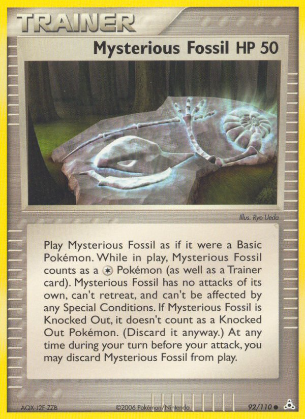 Mysterious Fossil (92/110) [EX: Holon Phantoms] | Silver Goblin