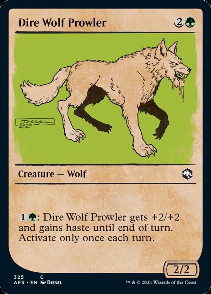 Dire Wolf Prowler (Showcase) [Dungeons & Dragons: Adventures in the Forgotten Realms] | Silver Goblin