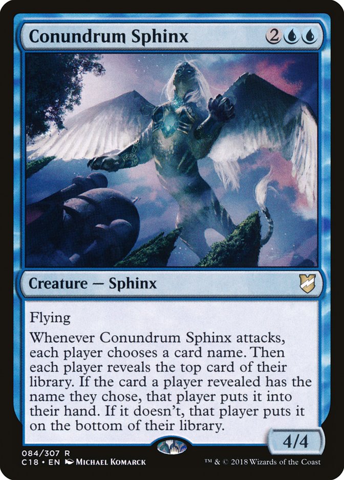 Conundrum Sphinx [Commander 2018] | Silver Goblin