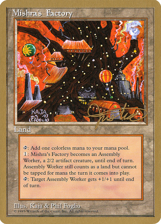 Mishra's Factory (Mark Justice) [Pro Tour Collector Set] | Silver Goblin
