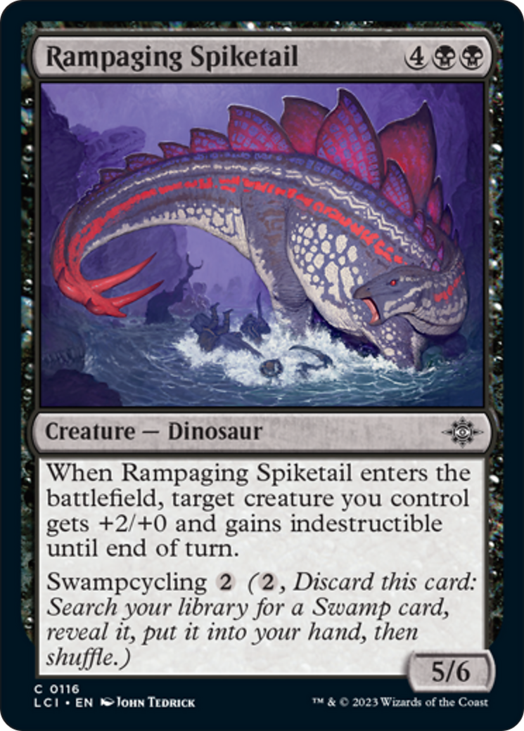 Rampaging Spiketail [The Lost Caverns of Ixalan] | Silver Goblin