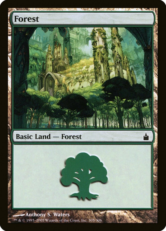 Forest (305) [Ravnica: City of Guilds] | Silver Goblin