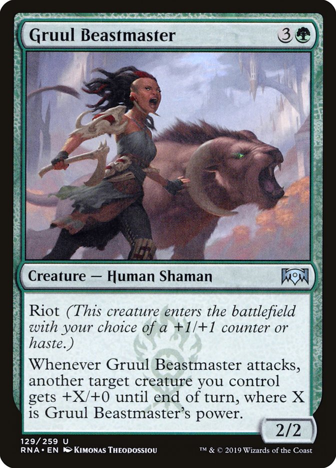 Gruul Beastmaster [Ravnica Allegiance] | Silver Goblin
