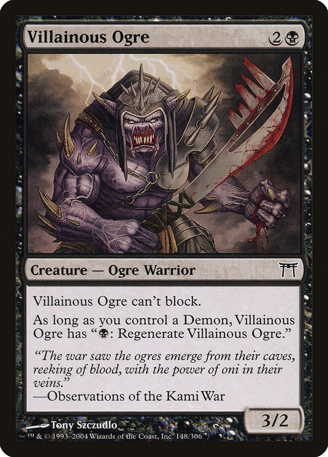 Villainous Ogre [Champions of Kamigawa] | Silver Goblin