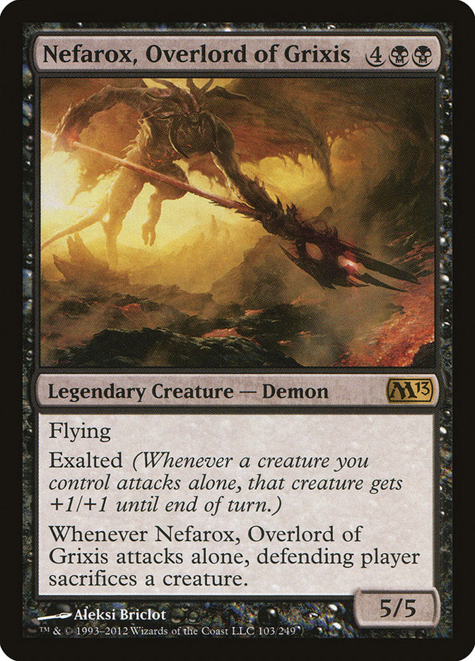 Nefarox, Overlord of Grixis [Magic 2013] | Silver Goblin