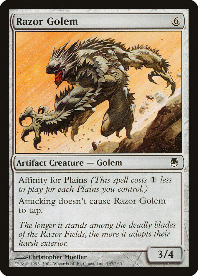 Razor Golem [Darksteel] | Silver Goblin