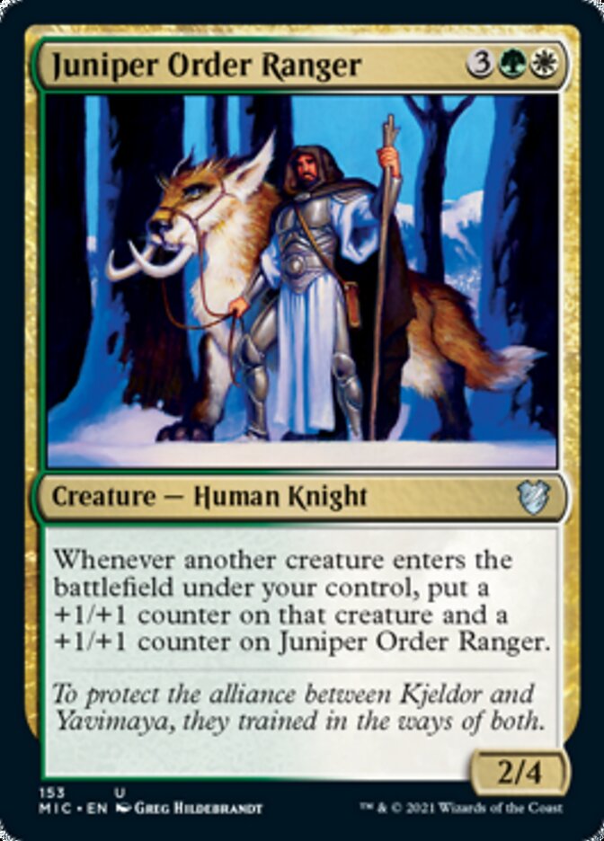 Juniper Order Ranger [Innistrad: Midnight Hunt Commander] | Silver Goblin