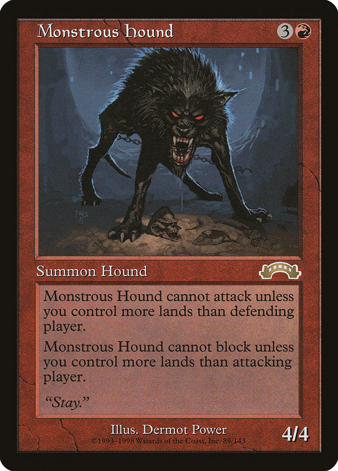 Monstrous Hound [Exodus] | Silver Goblin