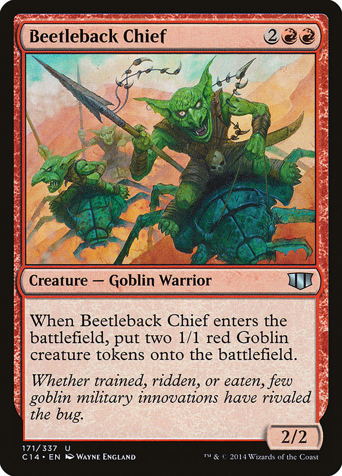 Beetleback Chief [Commander 2014] | Silver Goblin