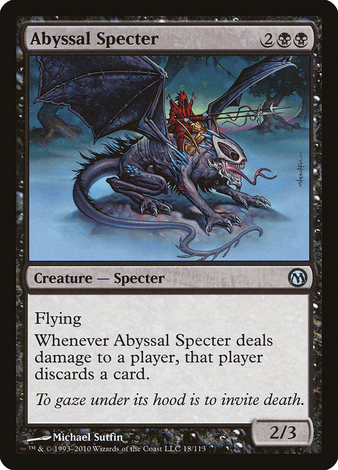 Abyssal Specter [Duels of the Planeswalkers] | Silver Goblin
