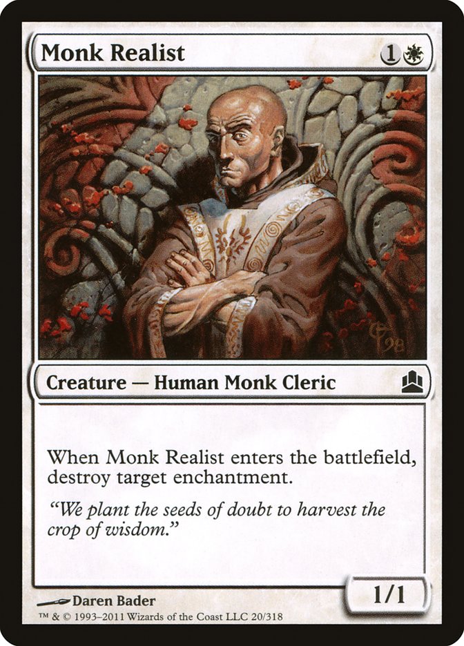 Monk Realist [Commander 2011] | Silver Goblin