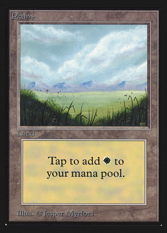 Plains (No Trees / Signature on Right) [Collectors' Edition] | Silver Goblin