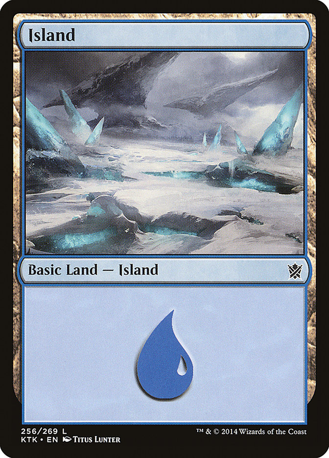 Island (256) [Khans of Tarkir] | Silver Goblin