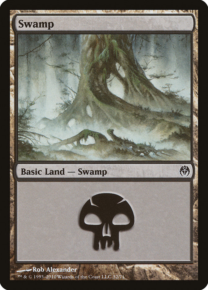 Swamp (32) [Duel Decks: Phyrexia vs. the Coalition] | Silver Goblin