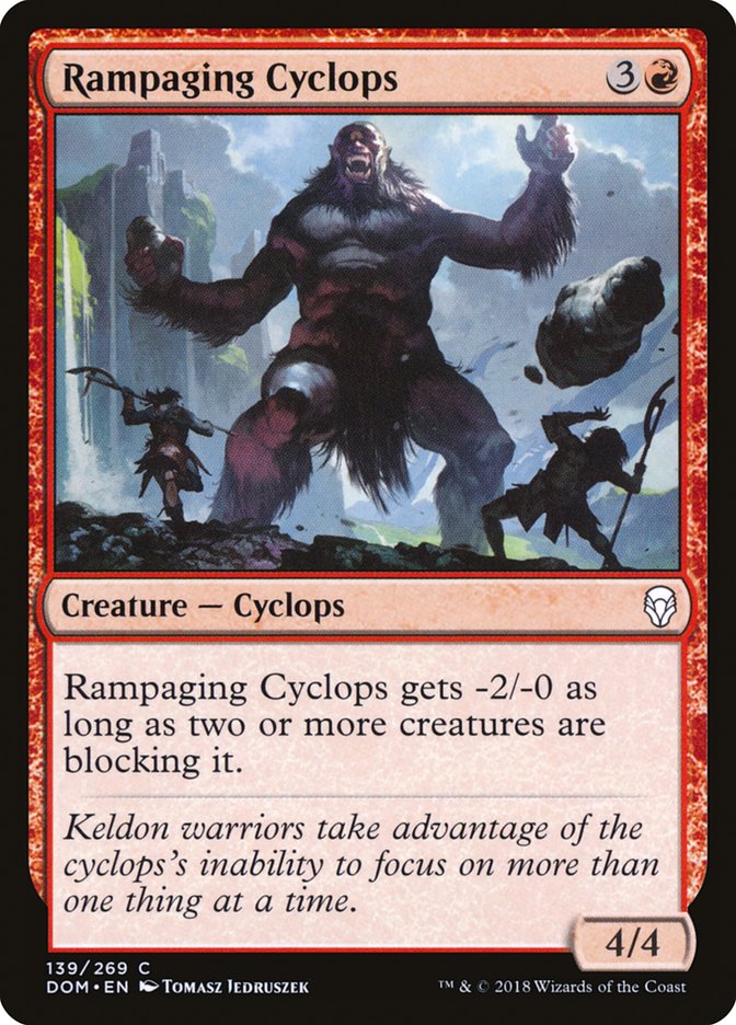 Rampaging Cyclops [Dominaria] | Silver Goblin