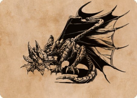 Ancient Copper Dragon Art Card (52) [Commander Legends: Battle for Baldur's Gate Art Series] | Silver Goblin