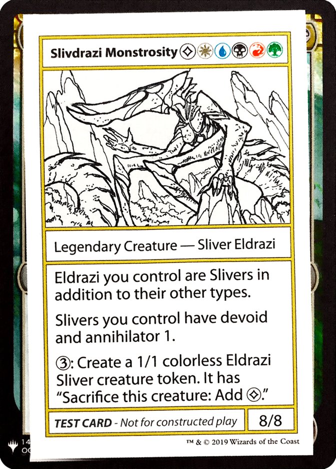 Slivdrazi Monstrosity [Mystery Booster Playtest Cards] | Silver Goblin