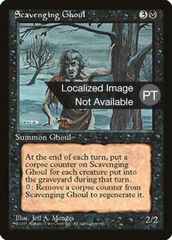 Scavenging Ghoul [Fourth Edition (Foreign Black Border)] | Silver Goblin