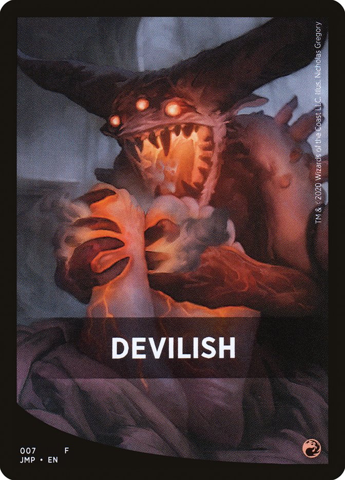Devilish Theme Card [Jumpstart Front Cards] | Silver Goblin