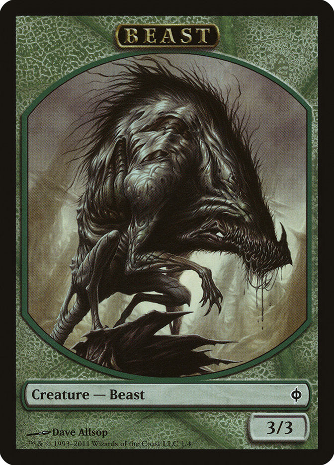 Beast Token [New Phyrexia Tokens] | Silver Goblin