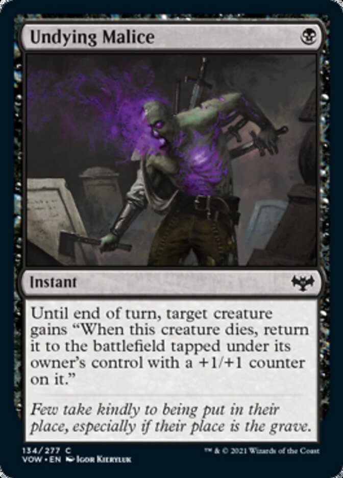 Undying Malice [Innistrad: Crimson Vow] | Silver Goblin