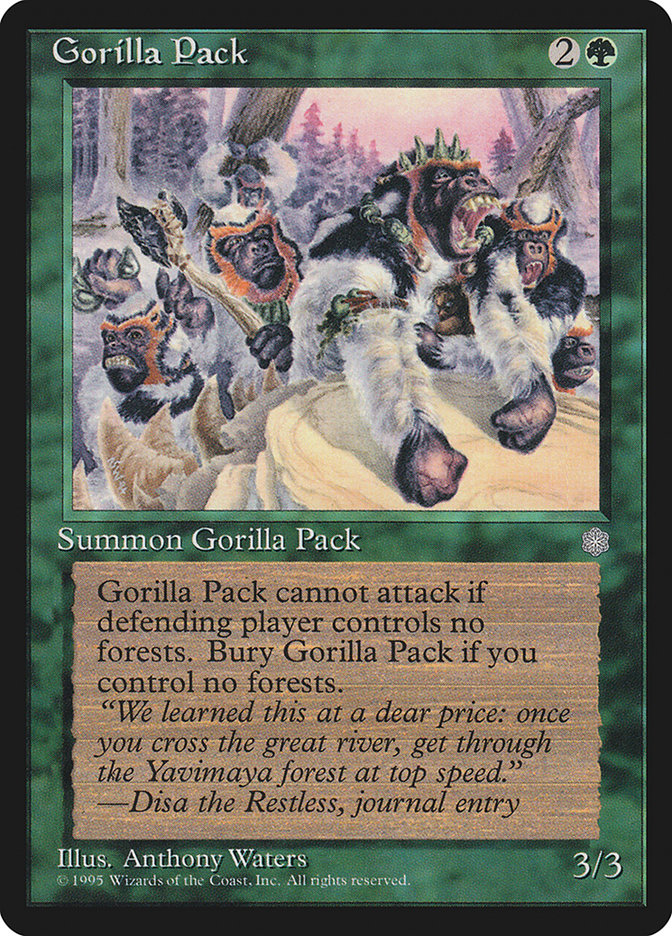 Gorilla Pack [Ice Age] | Silver Goblin