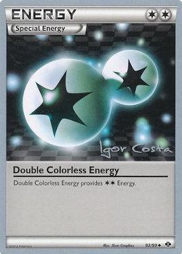 Double Colorless Energy (92/99) (Pesadelo Prism - Igor Costa) [World Championships 2012] | Silver Goblin