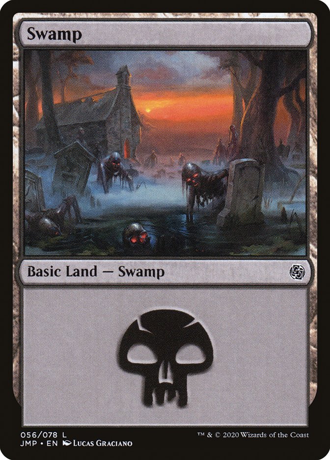 Swamp (56) [Jumpstart] | Silver Goblin