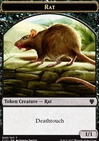 Rat // Cat Double-Sided Token [Commander 2017 Tokens] | Silver Goblin