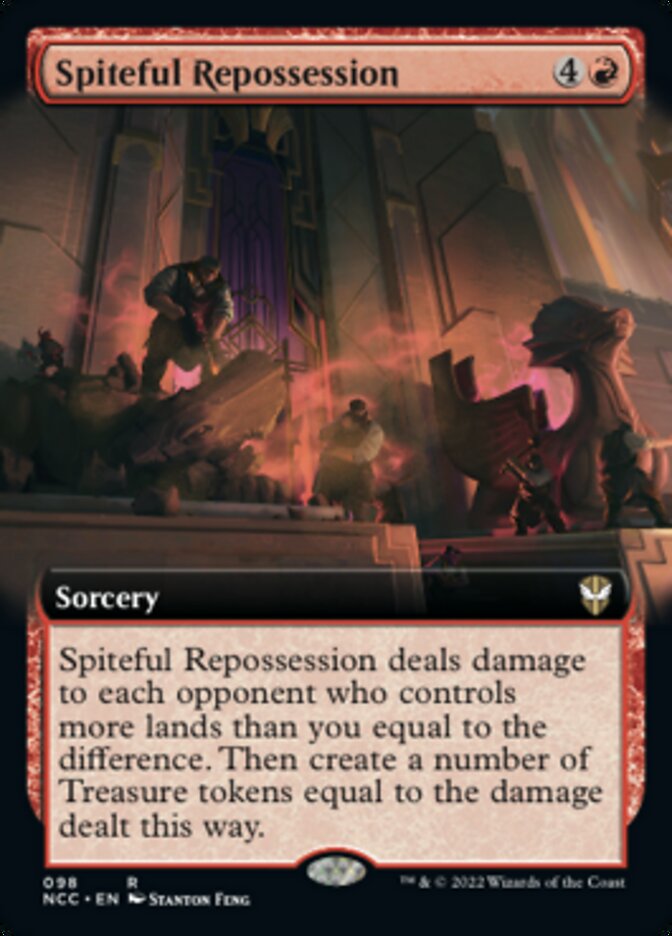 Spiteful Repossession (Extended Art) [Streets of New Capenna Commander] | Silver Goblin