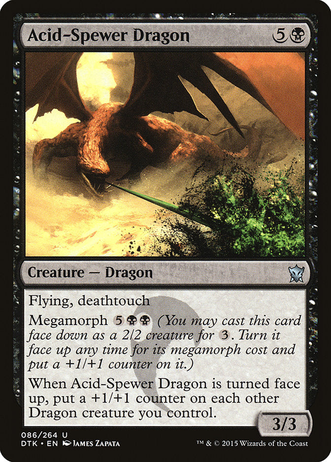 Acid-Spewer Dragon [Dragons of Tarkir] | Silver Goblin