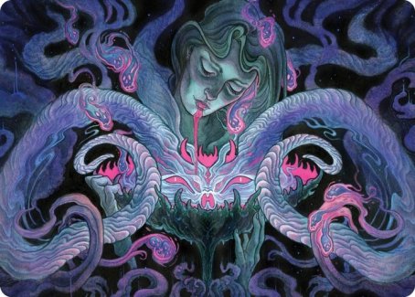 Demonic Bargain Art Card [Innistrad: Crimson Vow Art Series] | Silver Goblin