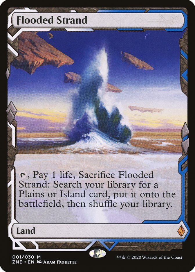 Flooded Strand (Expeditions) [Zendikar Rising Expeditions] | Silver Goblin