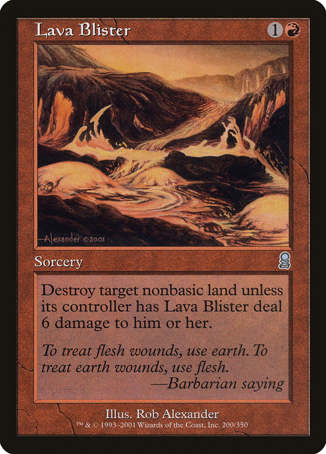 Lava Blister [Odyssey] | Silver Goblin