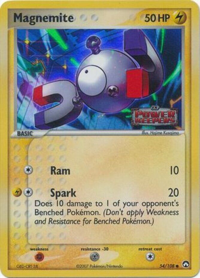 Magnemite (54/108) (Stamped) [EX: Power Keepers] | Silver Goblin