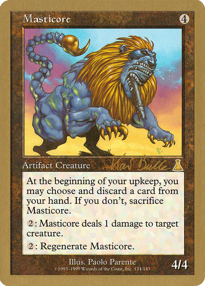 Masticore (Kai Budde) [World Championship Decks 1999] | Silver Goblin